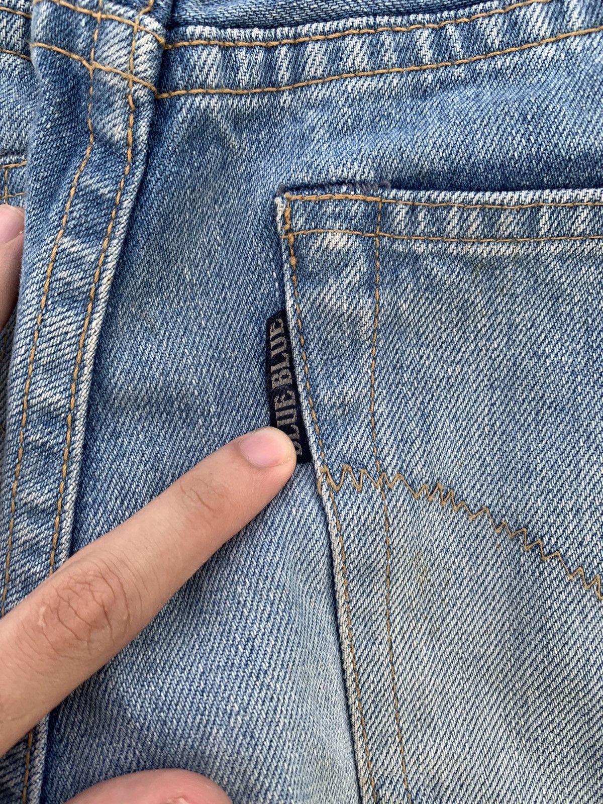 Kapital VINTAGE BLUE BLUE JAPAN INDIGO SELVEDGE DISTRESSED DENIM Size US 28 / EU 44 - 24 Thumbnail