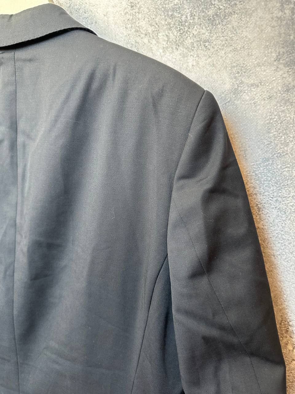 Burberry × Vintage BURBERRY London Blazer Super 100's Wool Gold Buttons Size 44R - 8 Thumbnail
