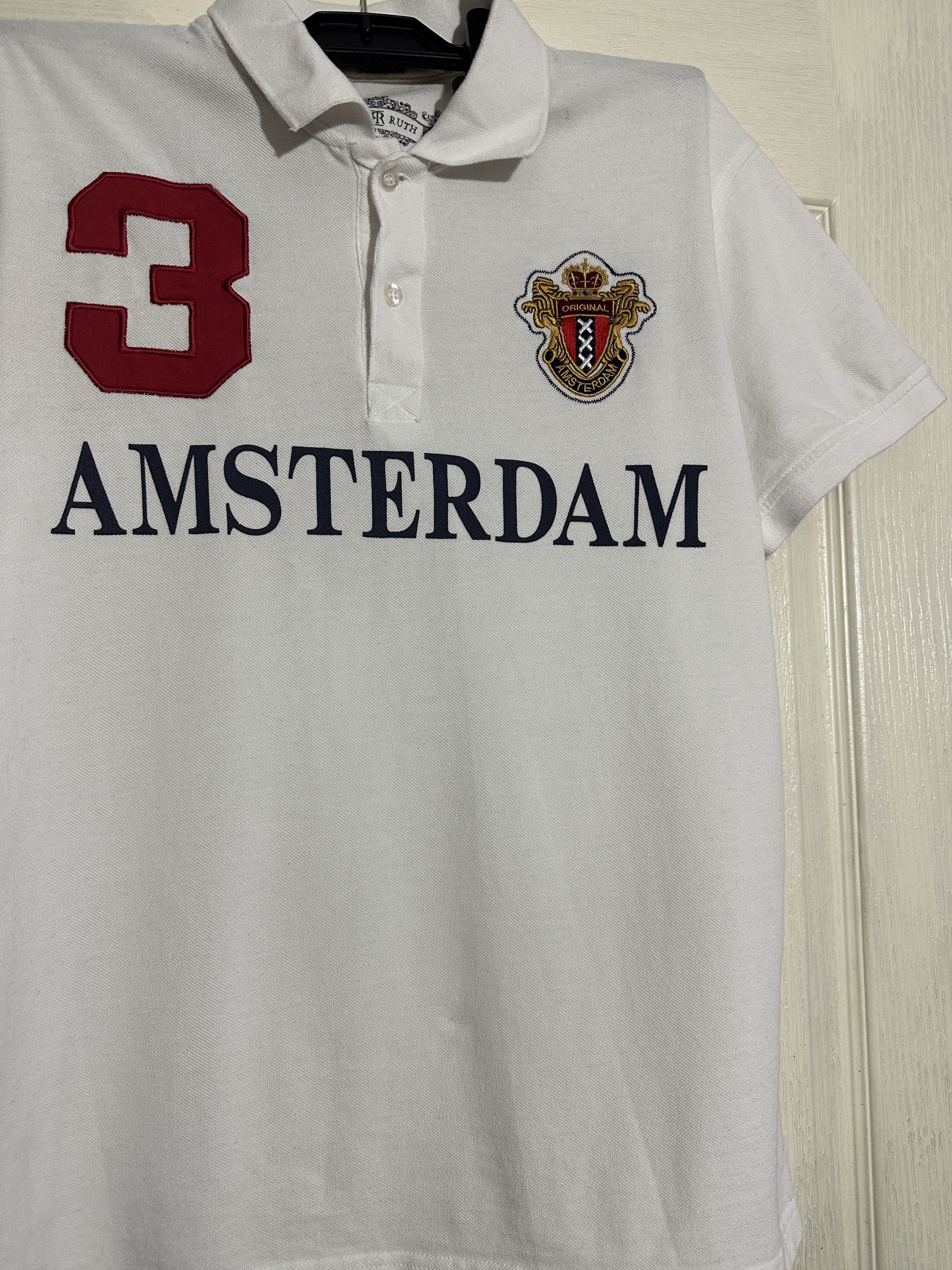 Robin Ruth Robin Ruth Amsterdam White Polo Size US L / EU 52-54 / 3 - 2 Thumbnail