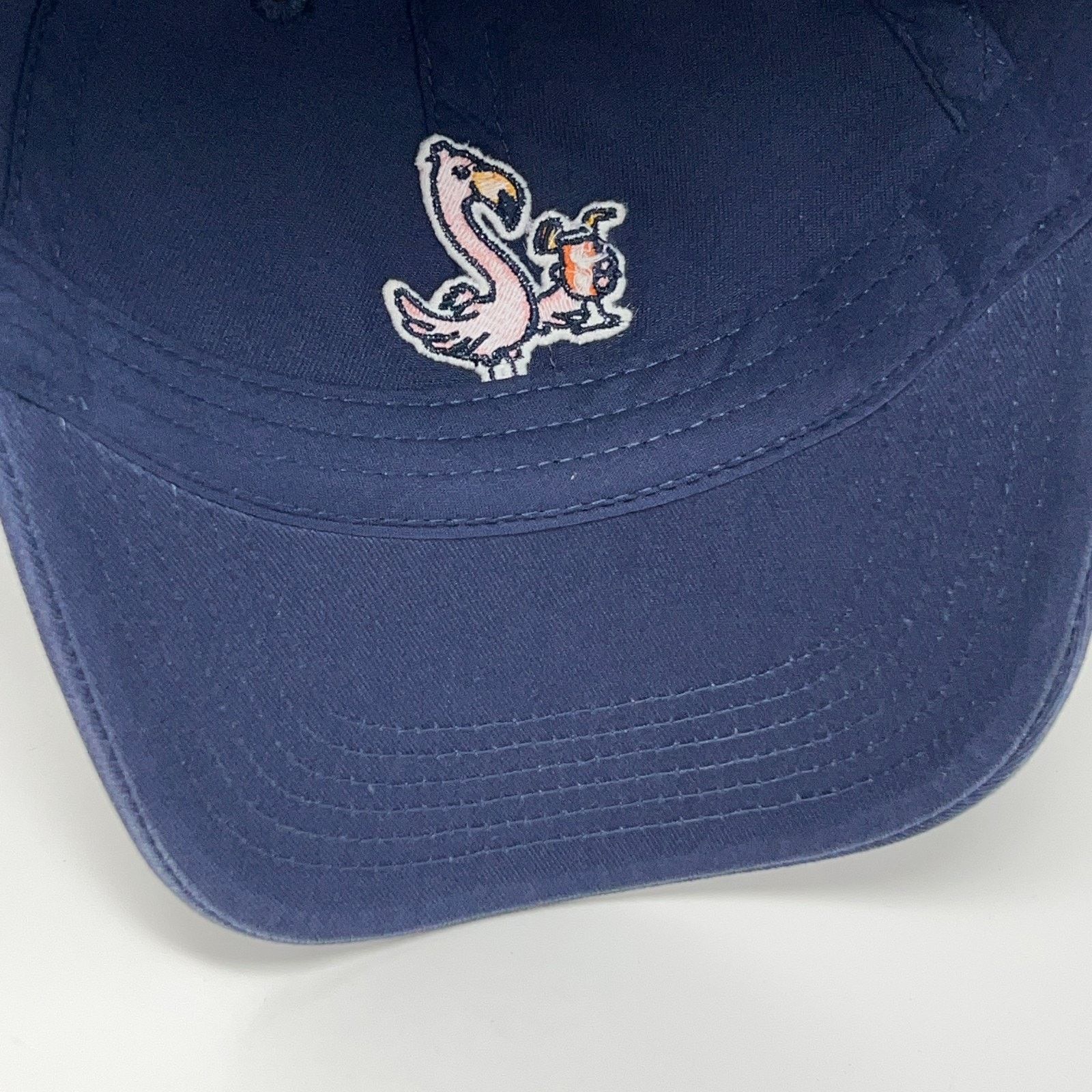 Life is Good Life Is Good Pink Flamingo Cocktail Hat Baseball Cap Blue Size ONE SIZE - 5 Thumbnail