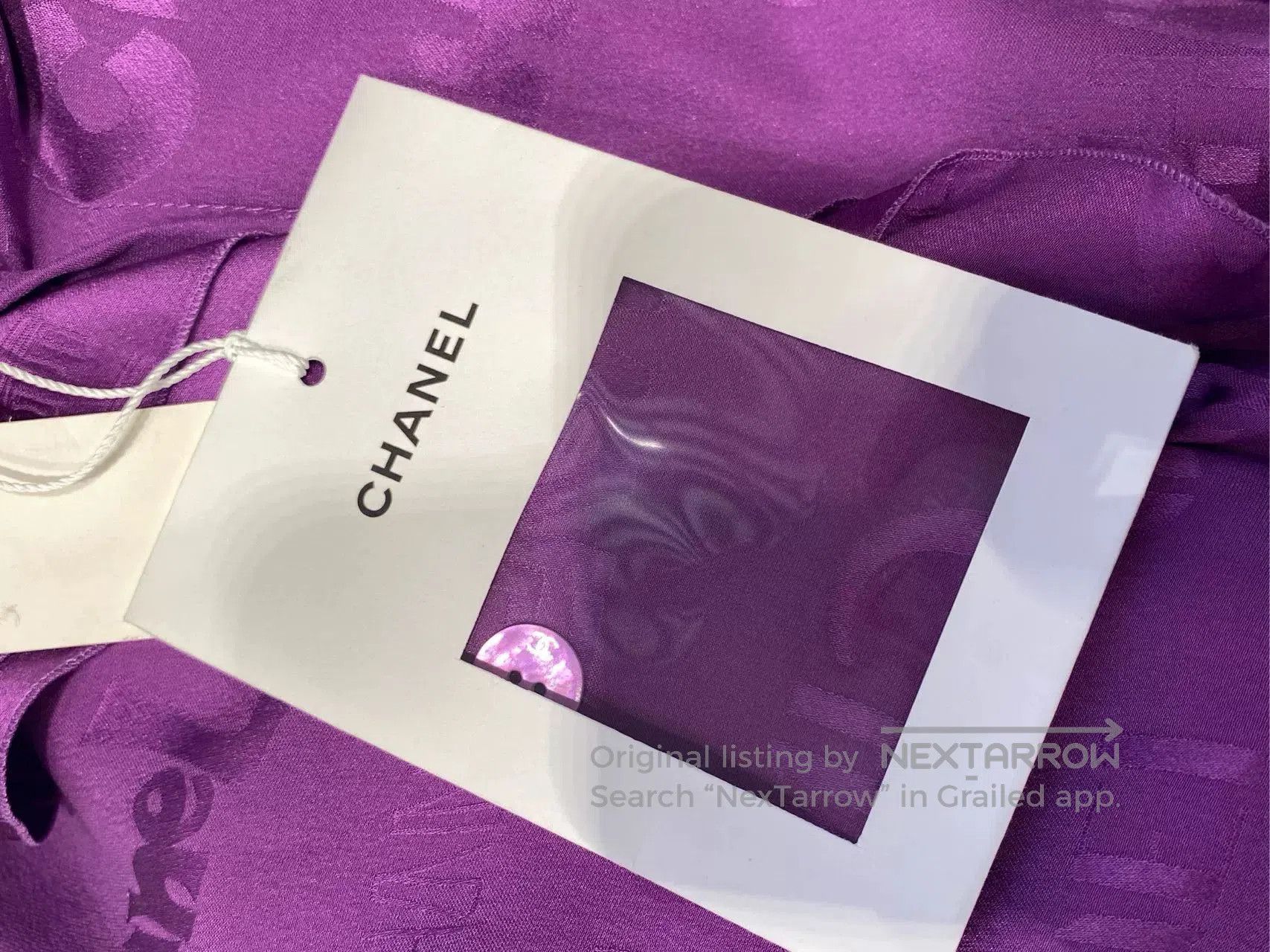 Chanel Chanel 22 Purple Sleeveless Letter Top. Size US XS / EU 42 / 0 - 3 Thumbnail