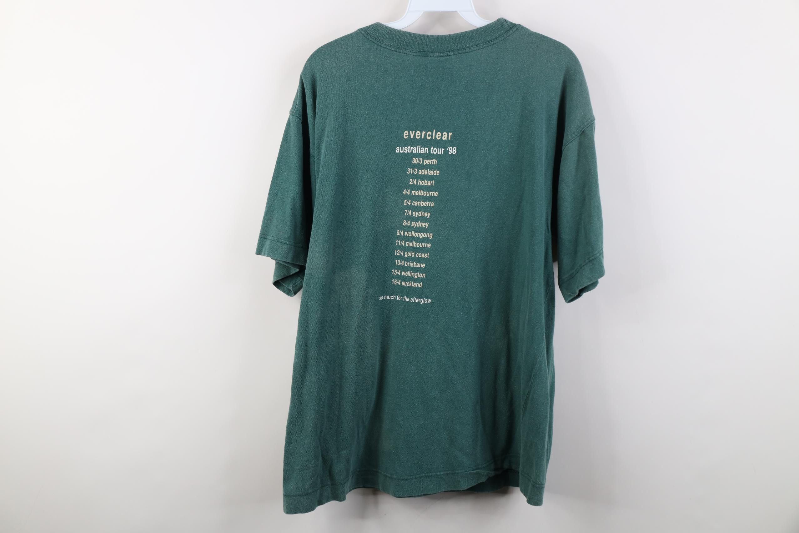 Vintage Vintage 90s 1998 Australian Tour Everclear Band T-Shirt Size US L / EU 52-54 / 3 - 14 Thumbnail