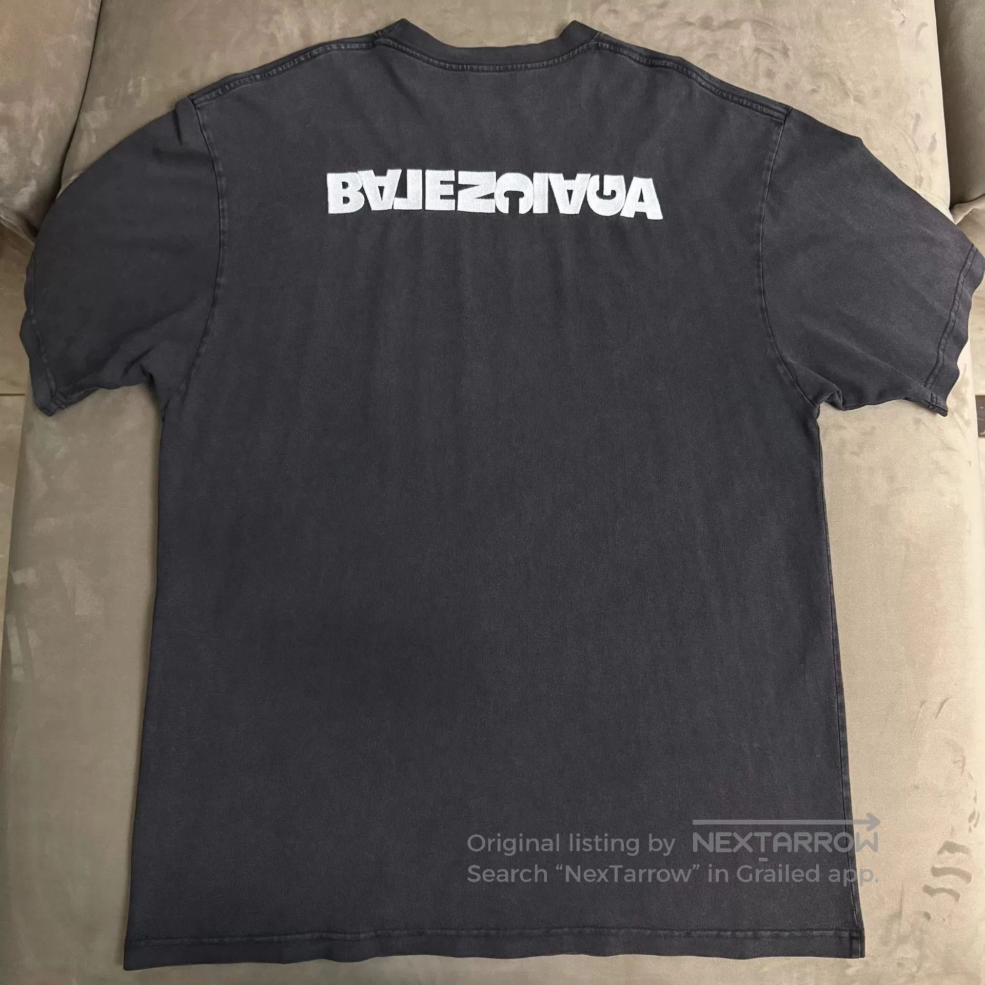 Balenciaga Balenciaga Reverse Embroidery Logo T. Size US XS / EU 42 / 0 - 2 Thumbnail