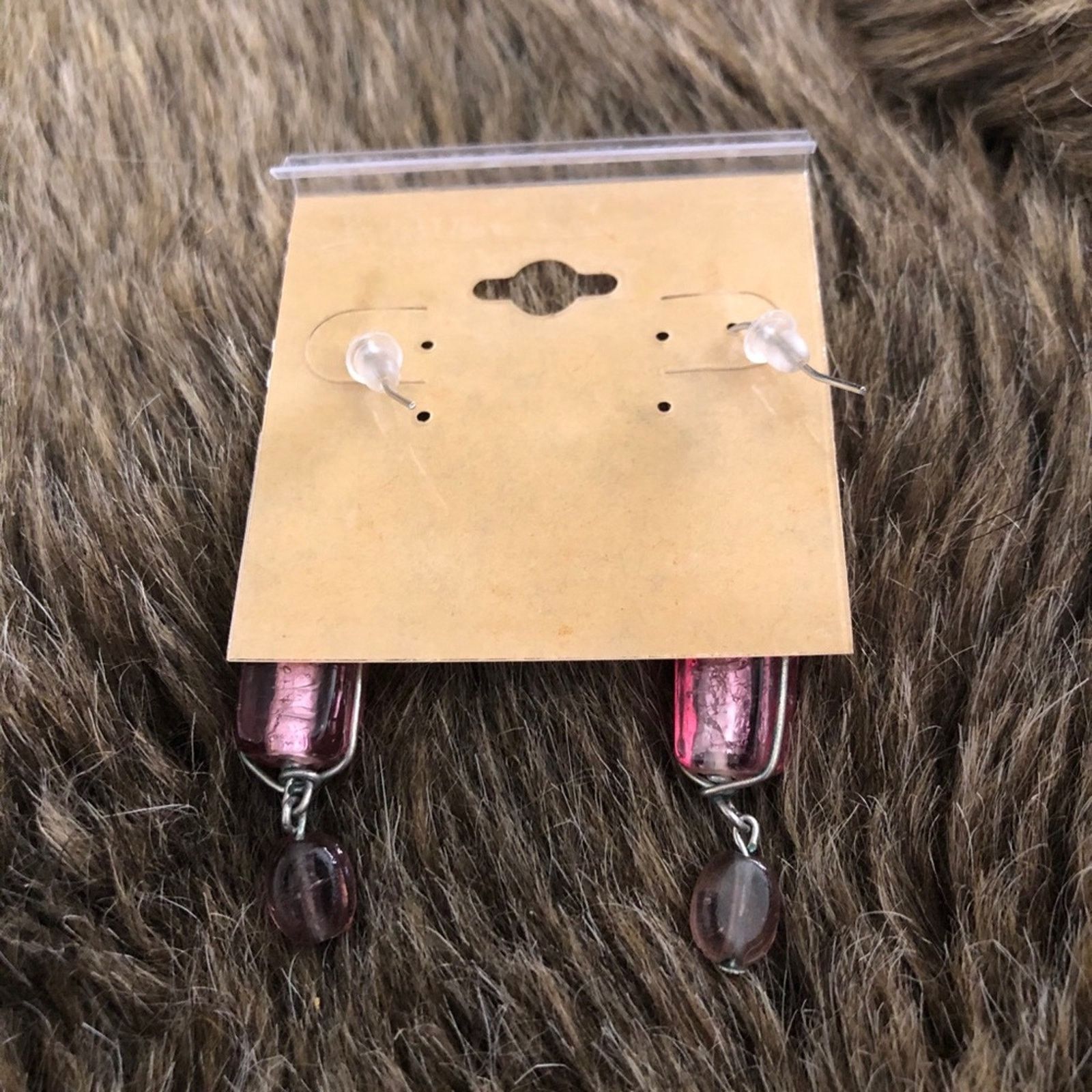 Vintage Vintage repurpose salvaged glass wired earrings Size ONE SIZE - 5 Thumbnail