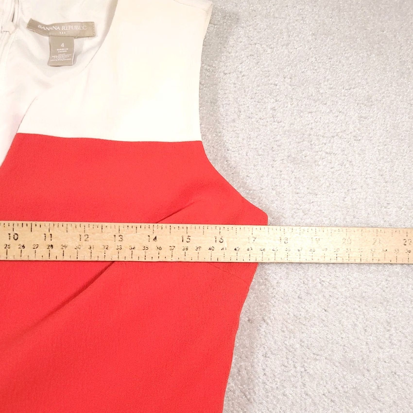 Banana Republic Banana Republic Dress Women’s 4 Colorblock Sleeveless V-Neck Knee Length Lined Dress Size S / US 4 / IT 40 - 7 Thumbnail