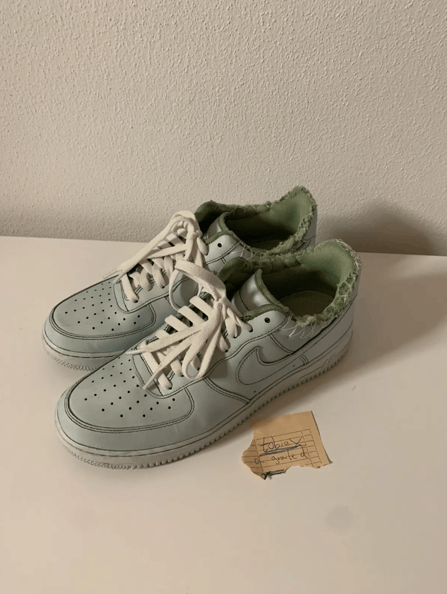 Nike Stealboyz Nike Air Force 1 Custom Mint Green Y2k AF1 US10.5 Size US 10.5 / EU 43-44 - 7 Thumbnail