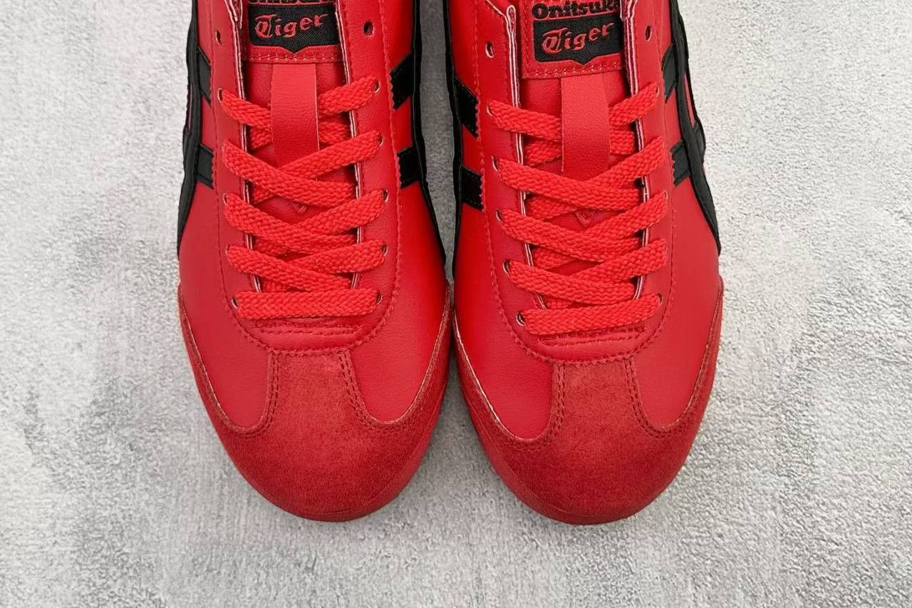 Onitsuka Tiger Unisex Onitsuka Tiger Mexico Red Black Size US 9.5 / EU 42-43 - 4 Thumbnail