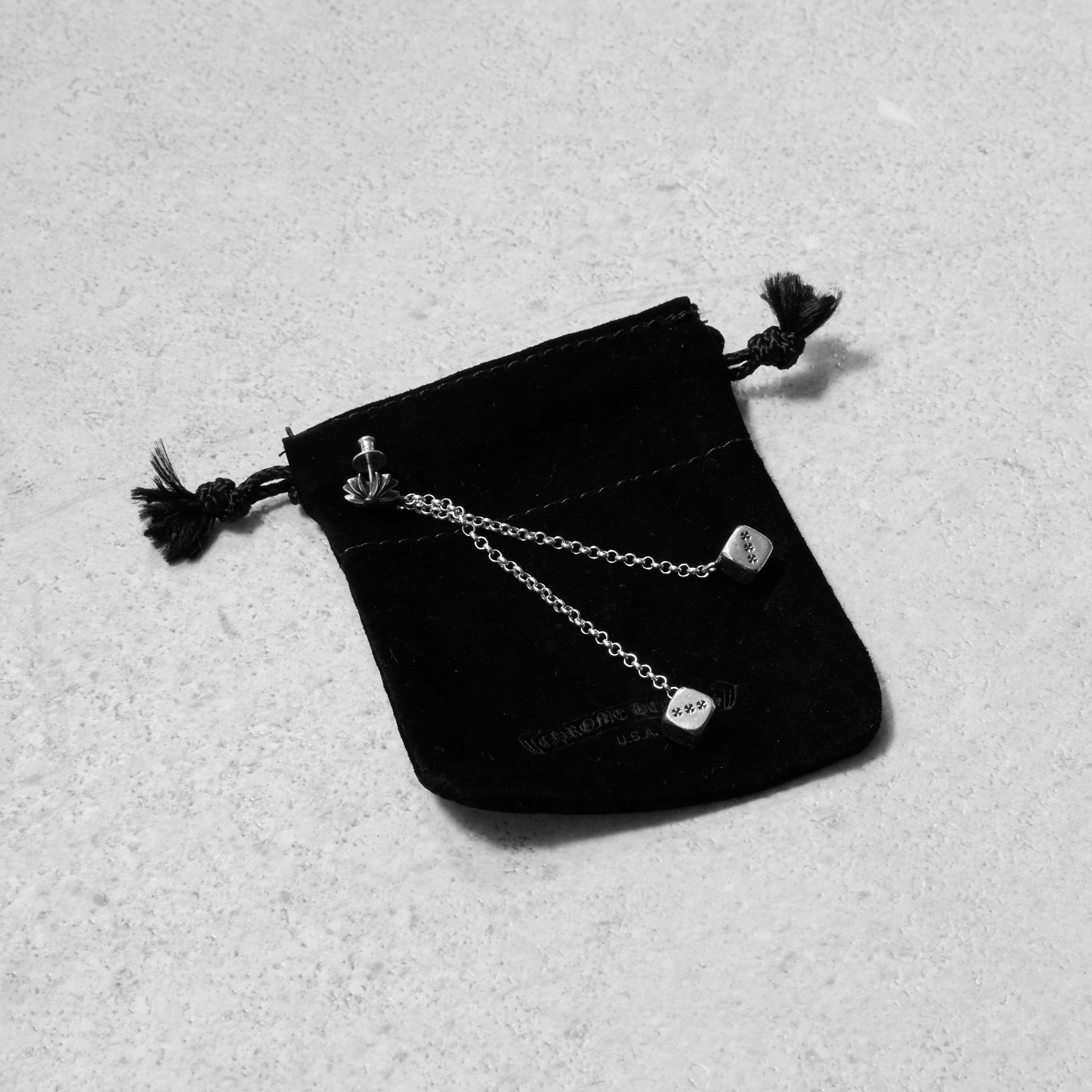 Chrome Hearts CHROME HEARTS CH Plus Post Dice Left Side Earring Size ONE SIZE - 4 Thumbnail