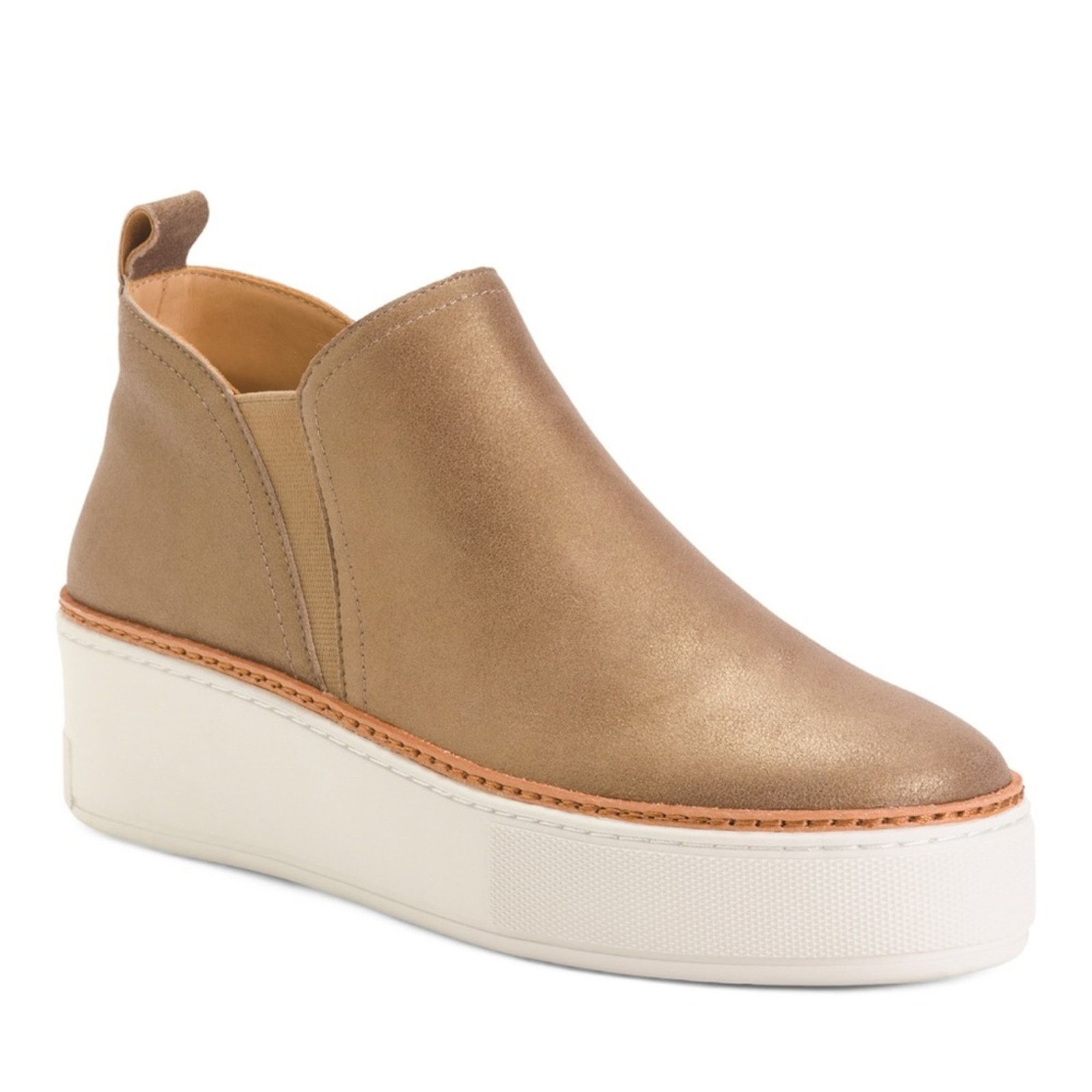 J/Slides 🎉LAST PIECE 🎉JSLIDES Leather Mika Sport Platform High Tops Size US 9 / IT 39 - 1 Thumbnail