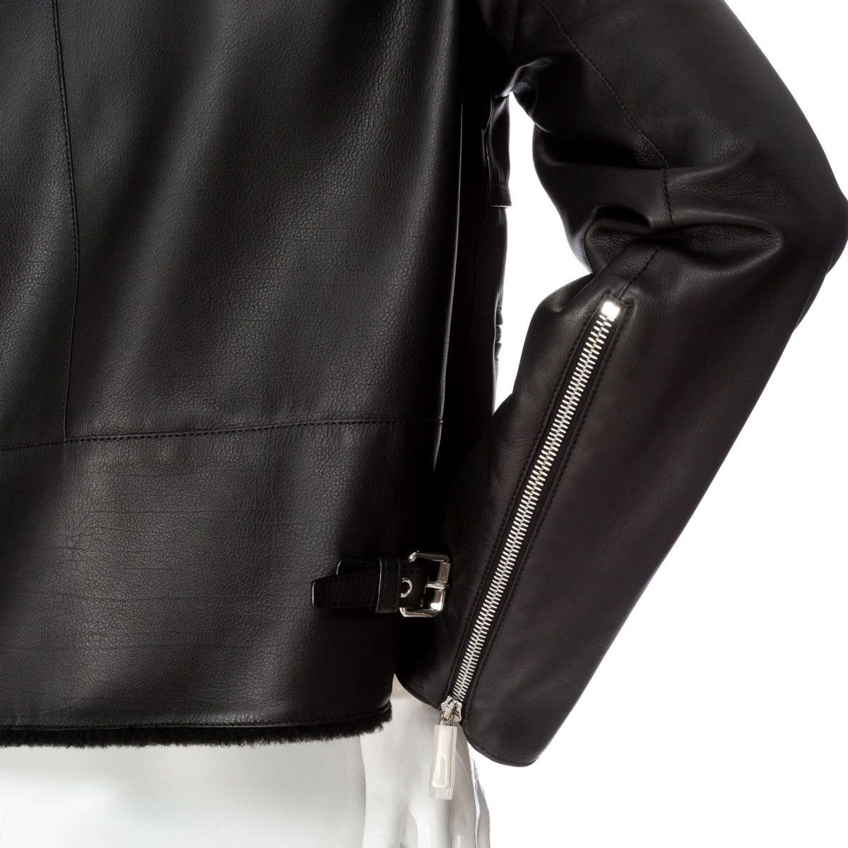 Hermes Hermes Shearling Cropped Leather Jacket Size XS / US 0-2 / IT 36-38 - 10 Thumbnail