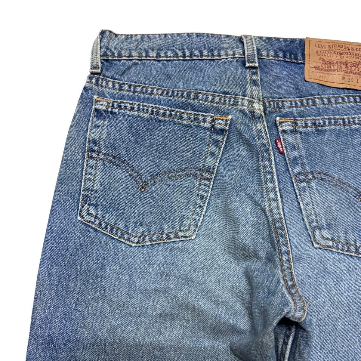 Levi's Vintage 90s Levis 517 Flare Jeans Hedi Slimane Size US 30 / EU 46 - 10 Thumbnail