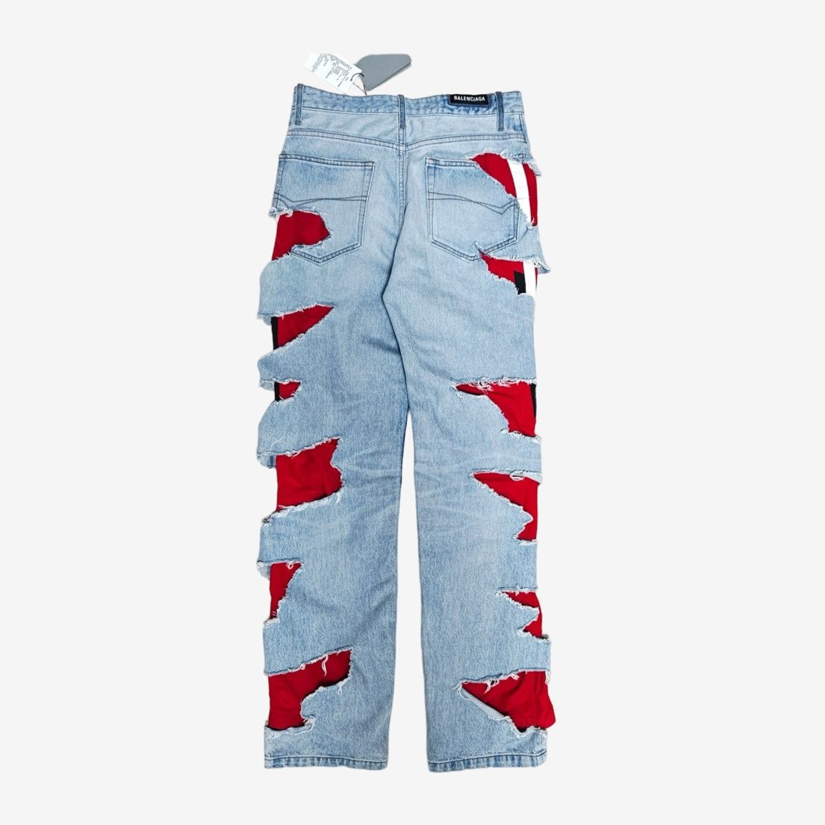 Balenciaga *RARE* Balenciaga AW21 Hybrid Slashed Denim Sz.XS Size US 30 / EU 46 - 3 Thumbnail