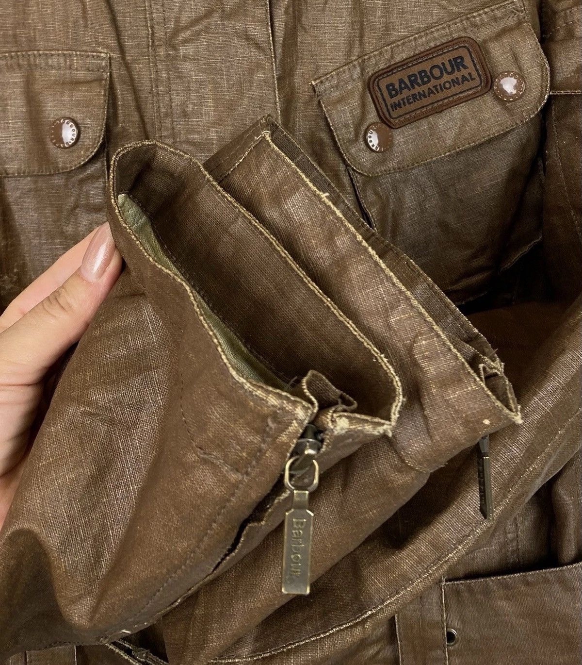 Barbour Barbour SMU Duralinen International Belted Jacket Women’s Size L / US 10 / IT 46 - 9 Thumbnail