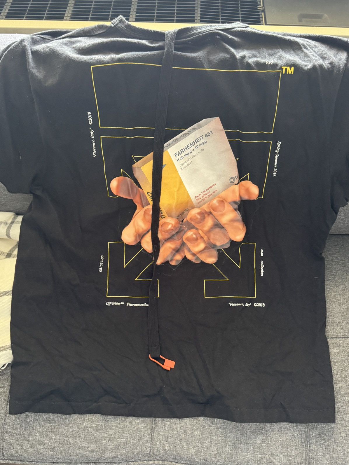 Off-White × Virgil Abloh Off-White™ Fahrenheit 451 Graphic T-Shirt