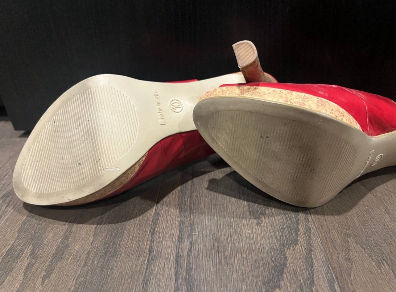 Other Red and Gold No Boundaries High Heel Shoes Size US 10 / IT 40 - 4 Thumbnail