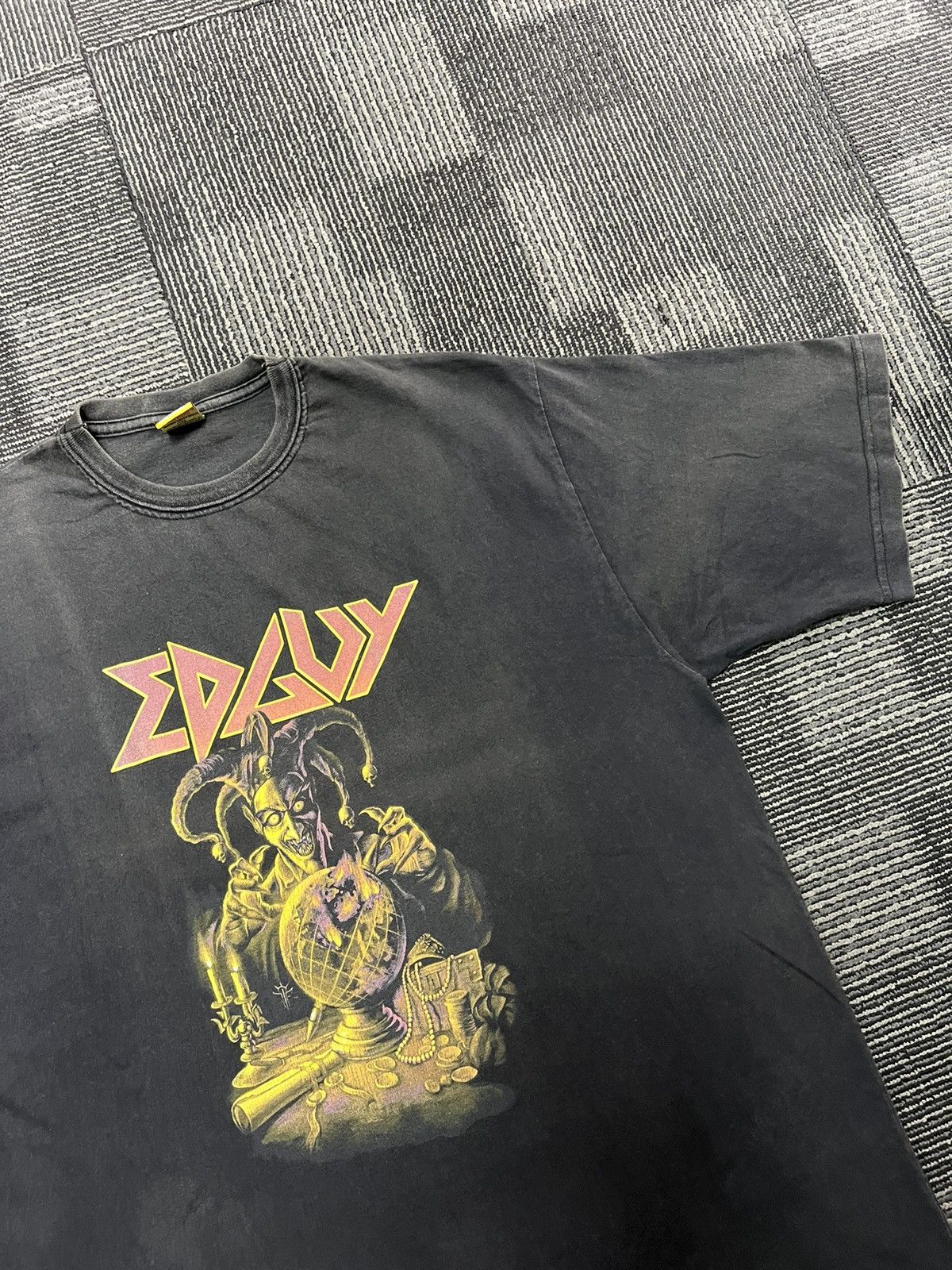 Band Tees (L) Vintage Edguy American Hellfire Tour Metal Band Tees Size US L / EU 52-54 / 3 - 3 Thumbnail