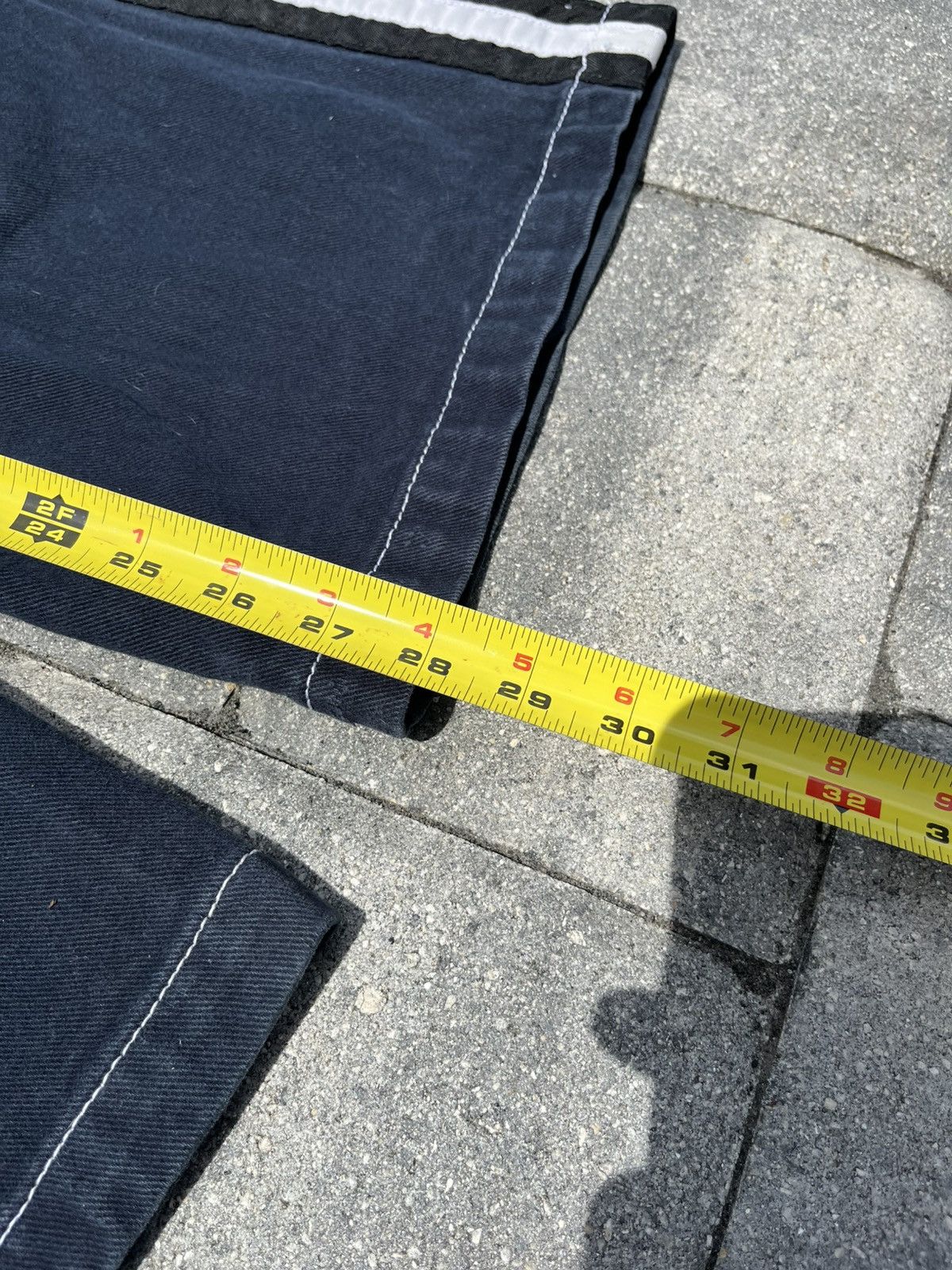 JNCO × Vintage Vintage Y2K Skater Striped Kik Wear Baggy Jeans Size US 34 / EU 50 - 7 Thumbnail
