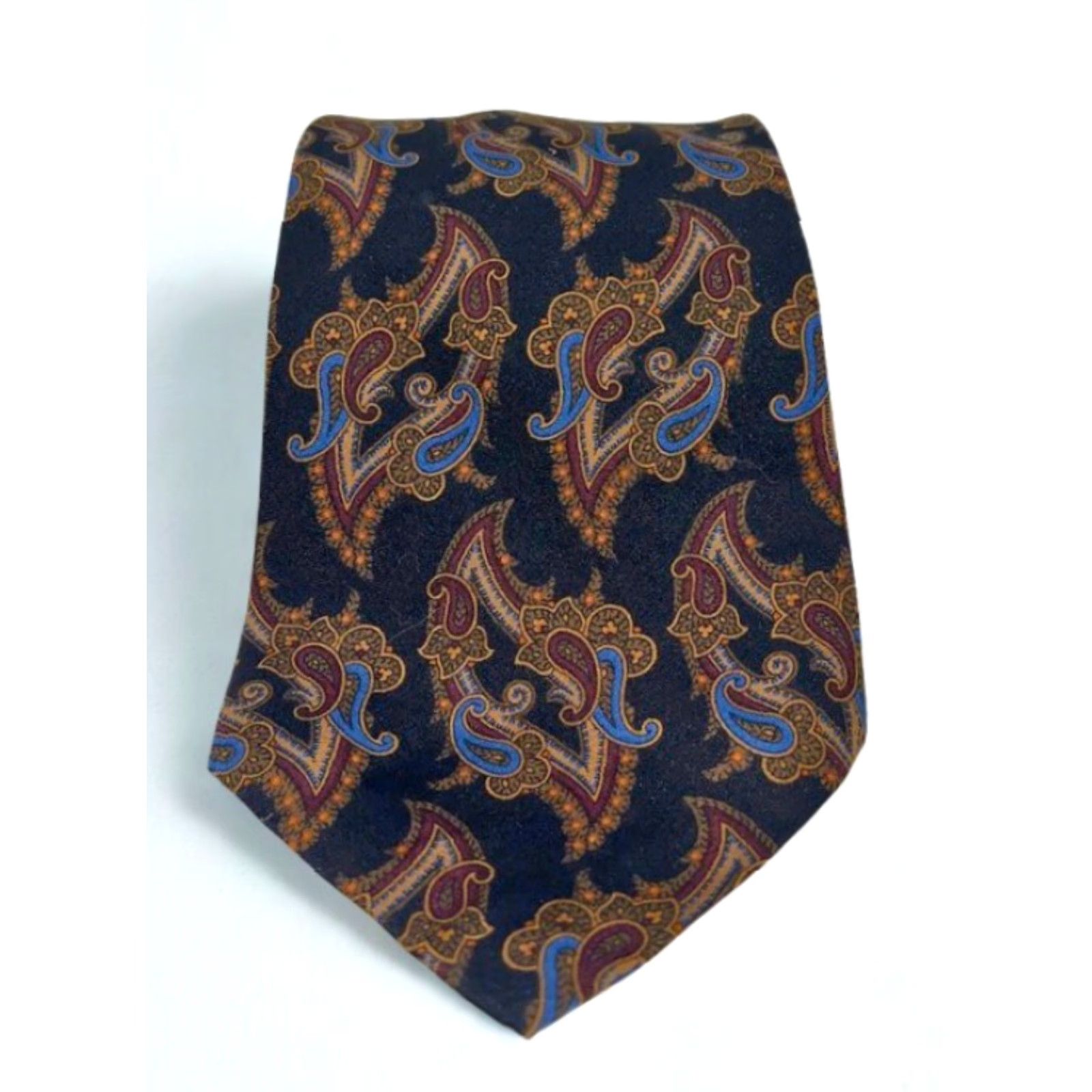 Polo Ralph Lauren VINTAGE Polo Ralph Lauren Paisley Silk Tie Handmade USA Mens Neckwear Indulgent Classic Size US M / EU 48-50 / 2 - 5 Thumbnail