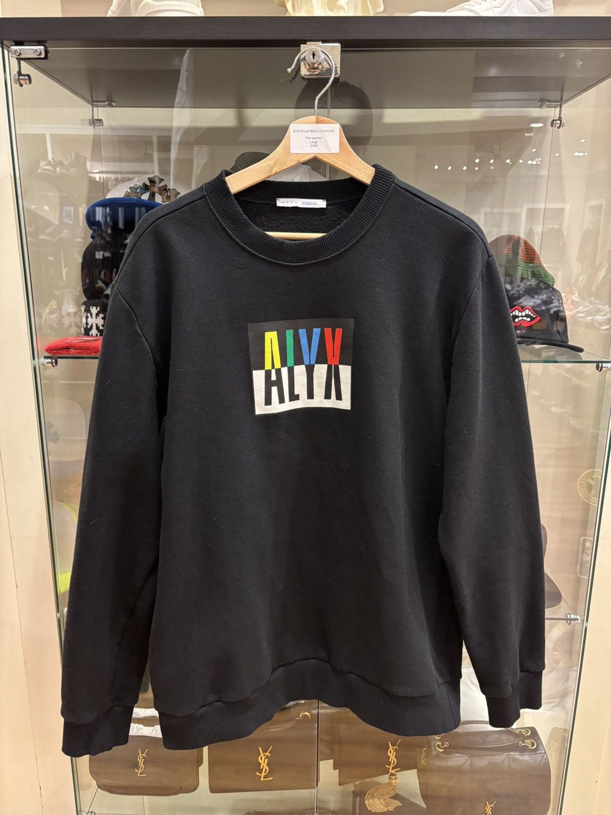 Alyx Alyx Visual Black Crewneck Size US L / EU 52-54 / 3 - 1 Thumbnail