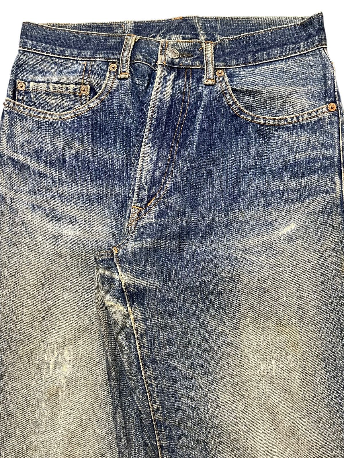 semanticdesign Vintage Japanese HR Market Mud Wash Faded Distressed Style Size US 28 / EU 44 - 4 Thumbnail
