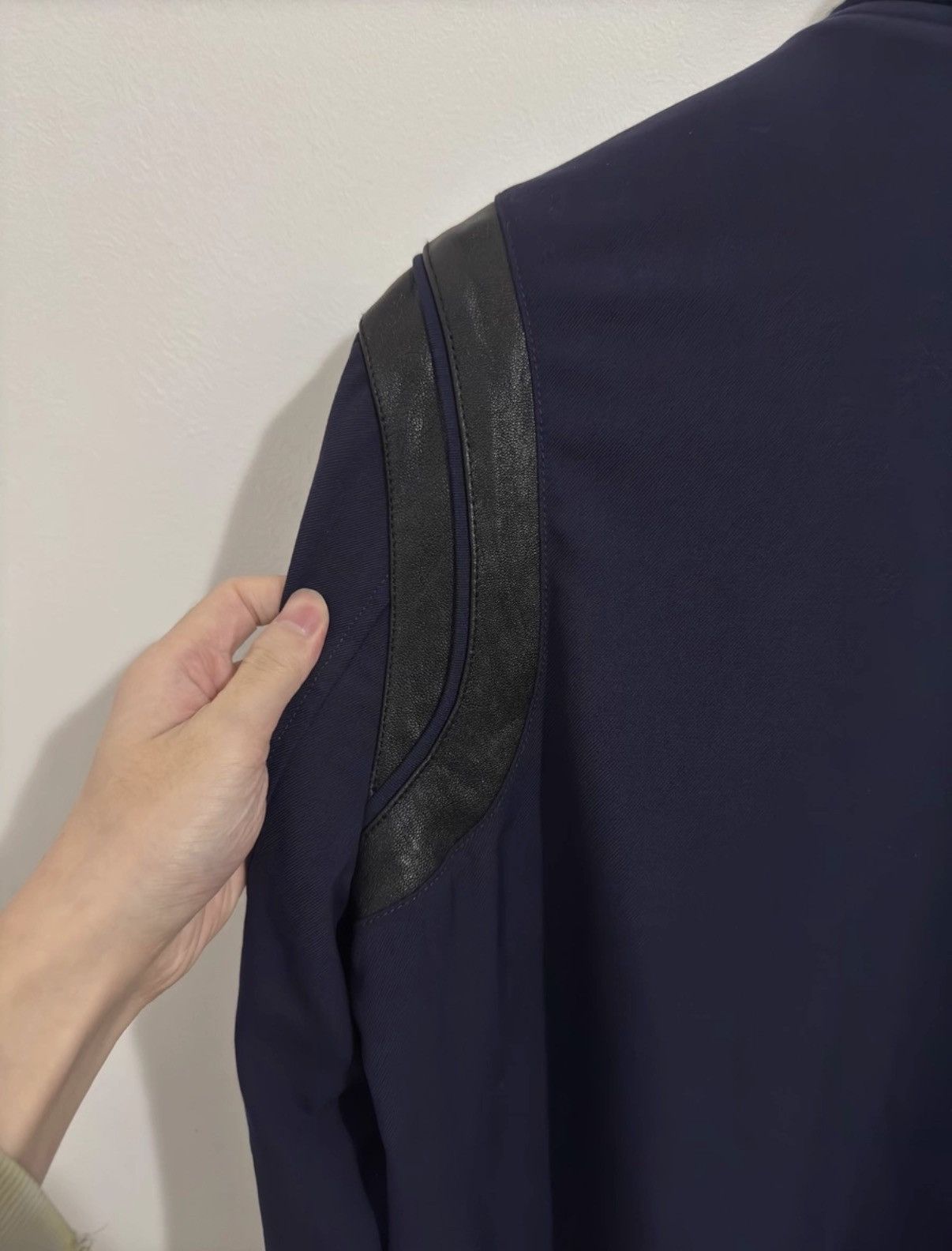 Saint Laurent Paris Saint Laurent 16SS Wool & Leather Paneled Varsity Jacket Size US M / EU 48-50 / 2 - 5 Thumbnail