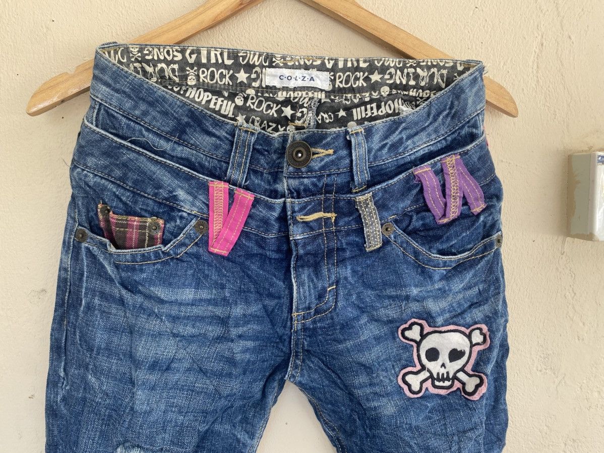 Hysteric Glamour COLZA Double Waist Whiskers Jeans Size 29" - 3 Thumbnail