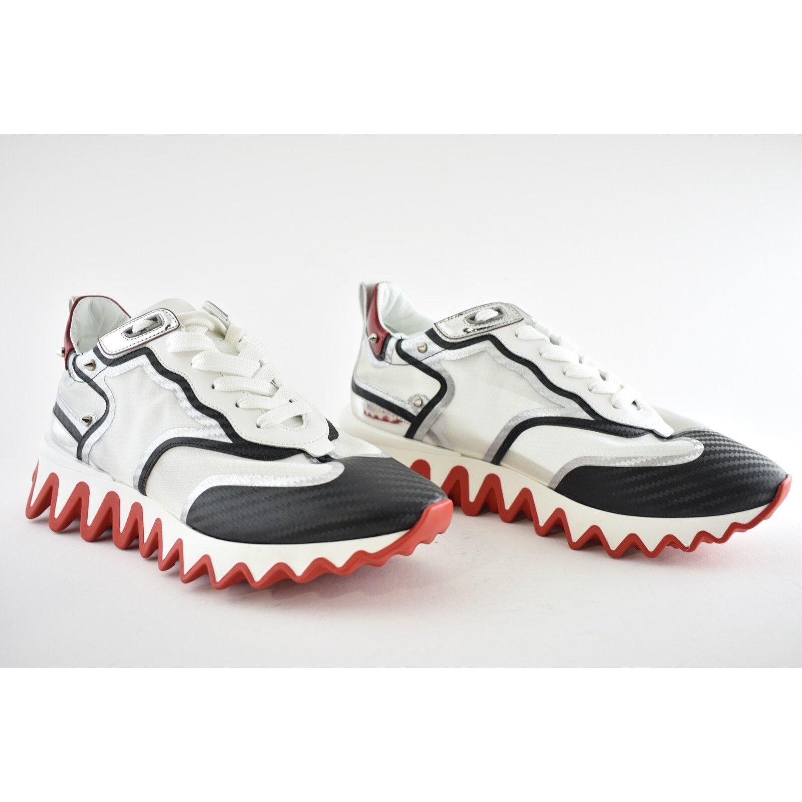 Christian Louboutin Christian Louboutin Mens Sharkina Uomo Flat Black Platform Size US 10 / EU 43 - 4 Thumbnail