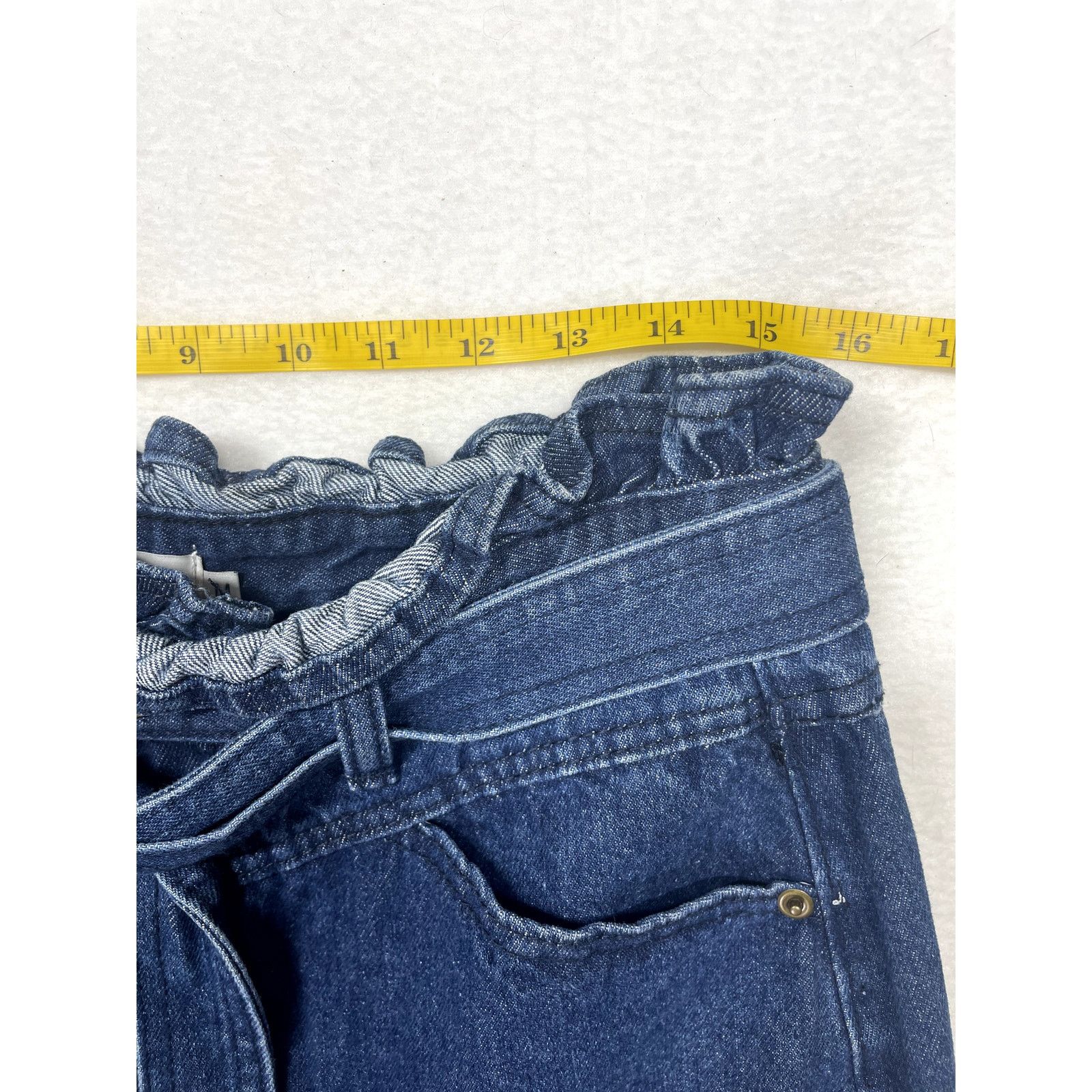 Other Molly Bracken Women’s Medium Paperbag Denim Skirt Size 32" / US 10 / IT 46 - 5 Thumbnail