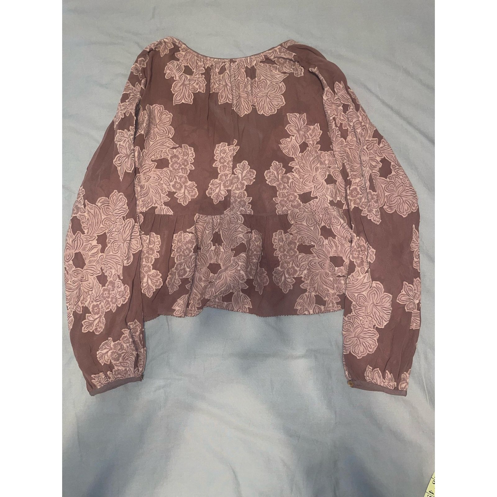 Anthropologie Wilfred - PEPLUM BLOUSE / Floral Print / size M Size M / US 6-8 / IT 42-44 - 4 Thumbnail