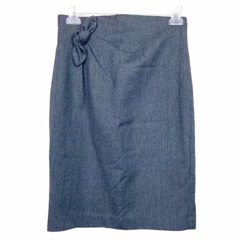 Robert Rodriguez Robert Rodriguez Gray Wool Pencil Skirt Sz 6 Size 28" / US 6 / IT 42 - 1 Thumbnail