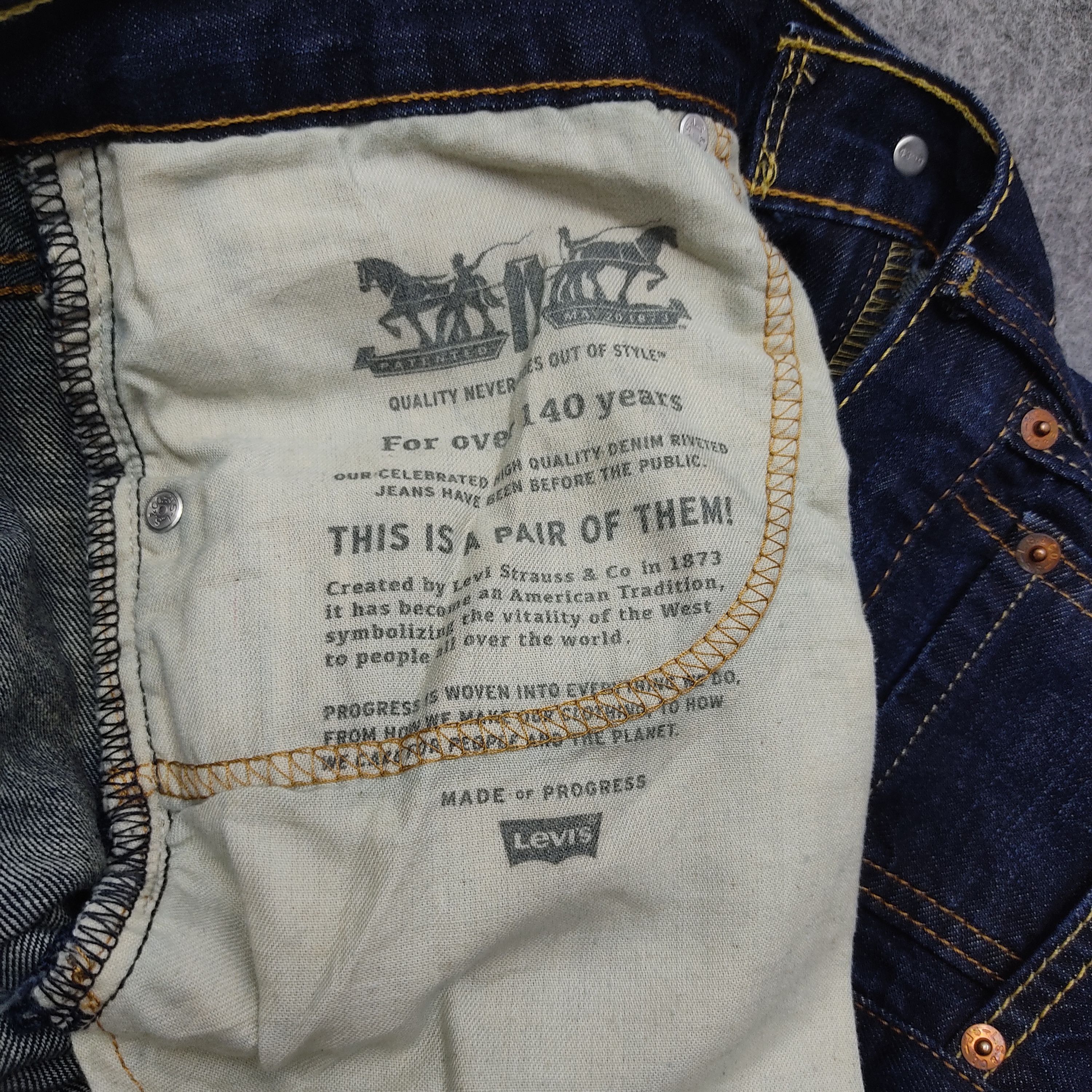 Levi's × Levi's Vintage Clothing × Vintage Vintage Levis Jeans L116 Size US 34 / EU 50 - 9 Thumbnail