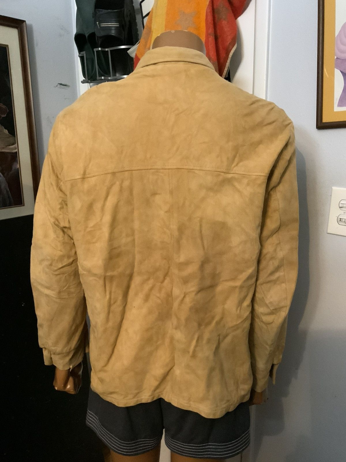 Vintage Vintage 50s 60s Kurland Star Dupont Suede Leather Jacket Size US M / EU 48-50 / 2 - 18 Thumbnail