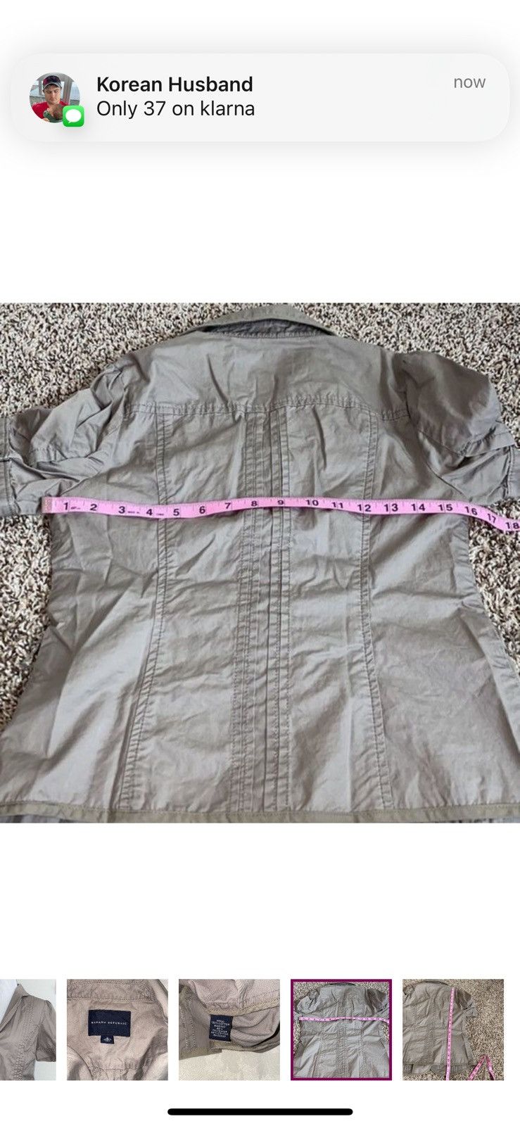 Banana Republic Banana republic short sleeved button blazer size 2 Size XS / US 0-2 / IT 36-38 - 6 Thumbnail