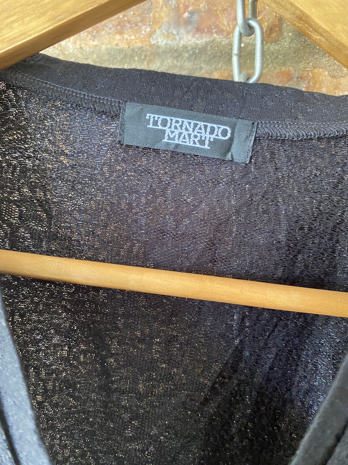 Tornado Mart 2000s Tornado Mart Black snake abstract mesh mix fabric Size US XS / EU 42 / 0 - 7 Thumbnail