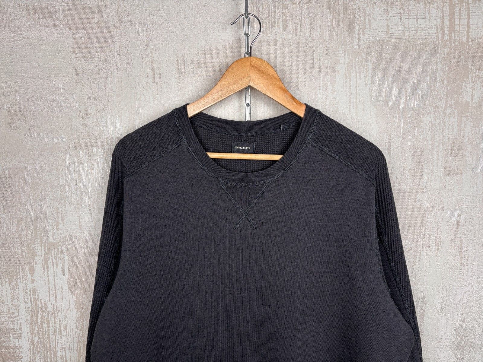 Diesel Diesel Crew Neck Sweatshirt Dark Gray Size US L / EU 52-54 / 3 - 3 Thumbnail