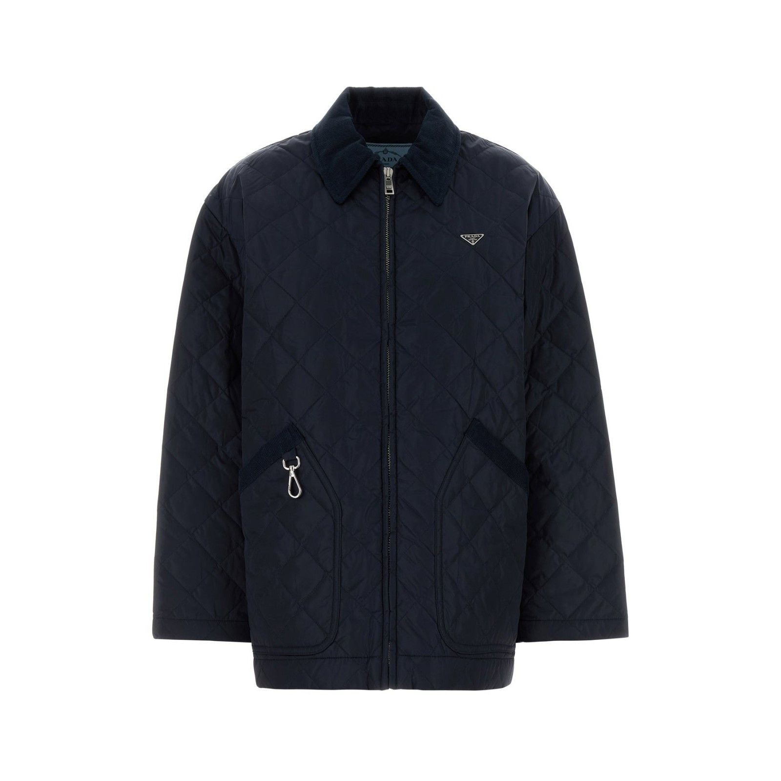 PRADA Navy Blue Re-Nylon Jacket New And Authentic (Women's s