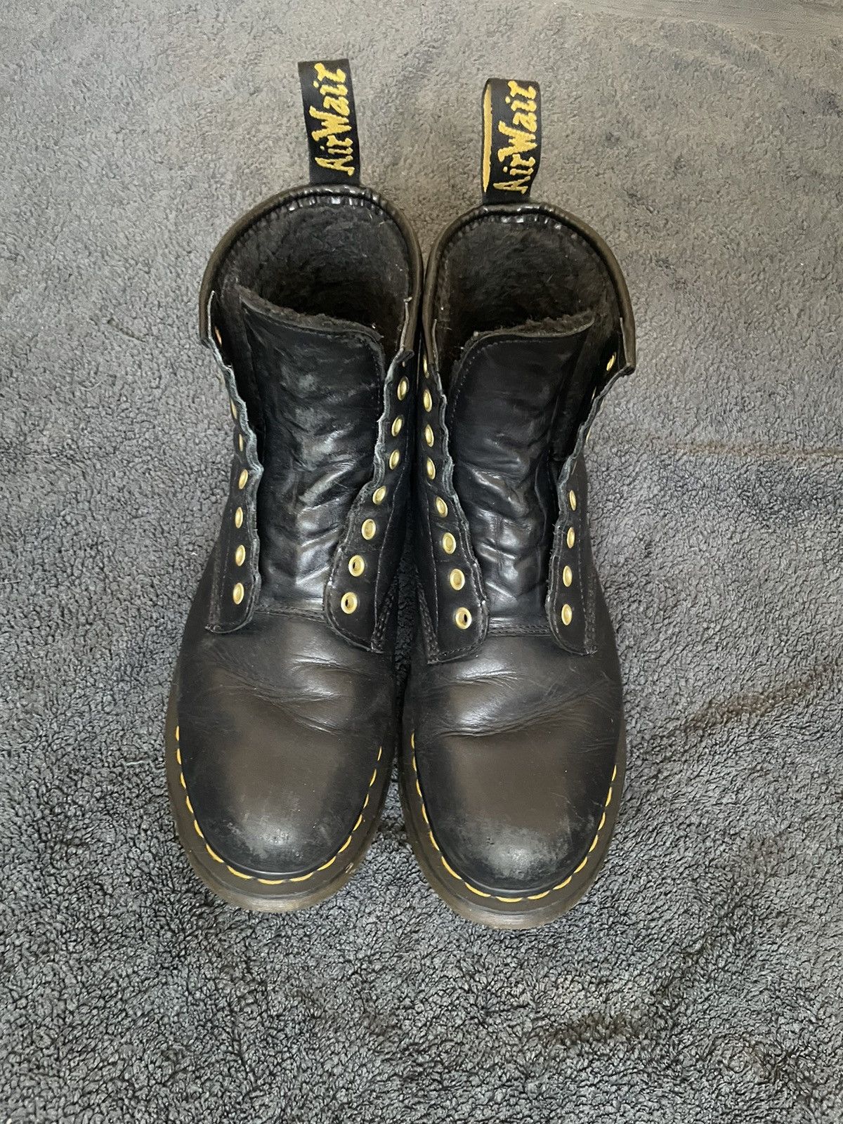 Dr. Martens Dr. Martens Fur Boots Size US 9 / EU 42 - 1 Thumbnail