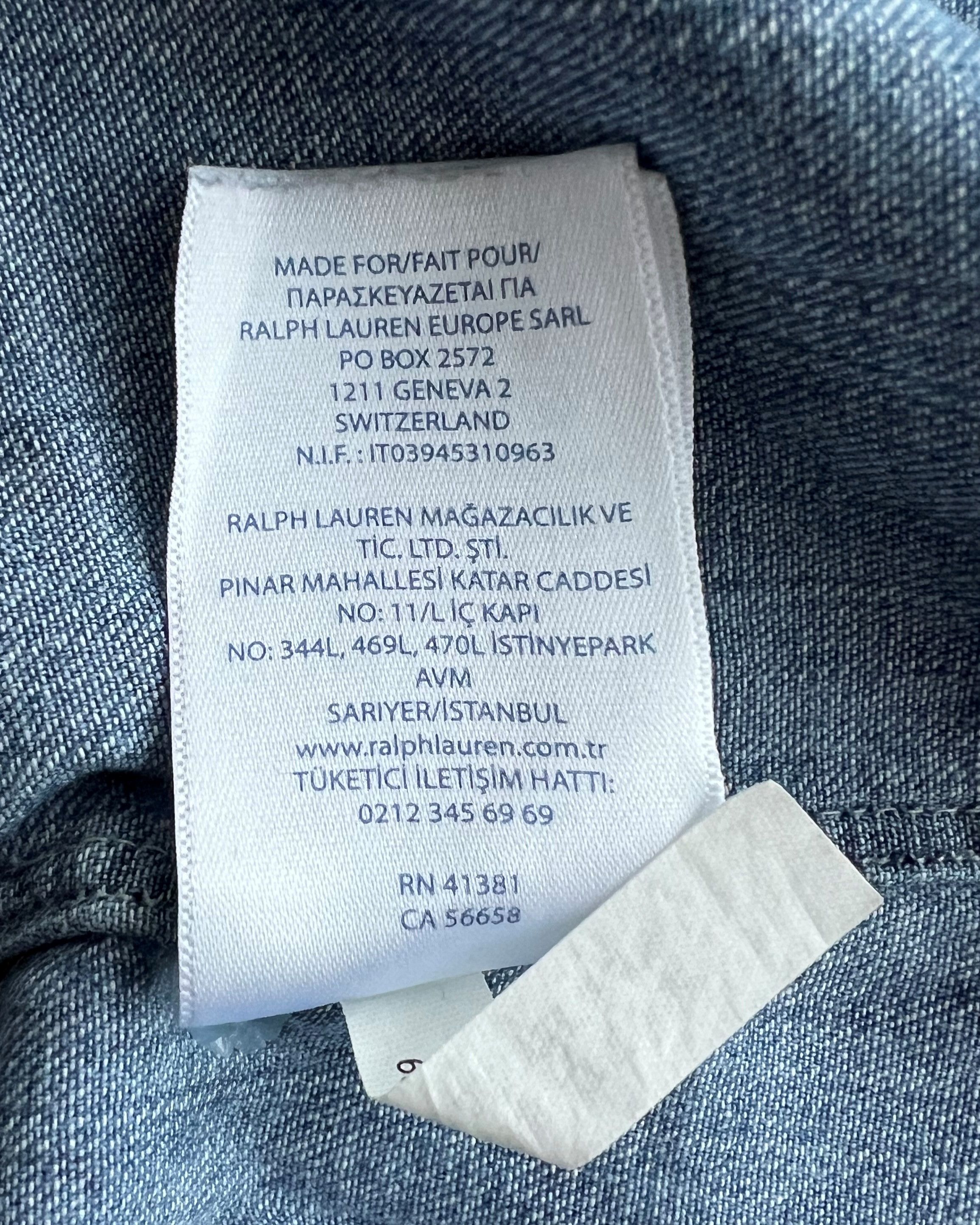 Polo Ralph Lauren RALPH LAUREN PONY DENIM SHIRT SLIM FIT XL Size US XL / EU 56 / 4 - 7 Thumbnail