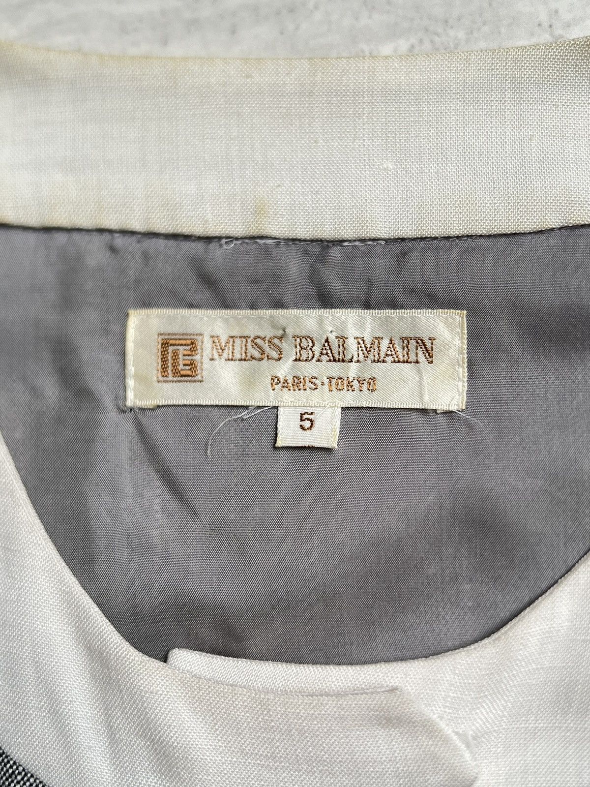 Balmain Miss Balmain Grey Dress Size XS / US 0-2 / IT 36-38 - 16 Thumbnail