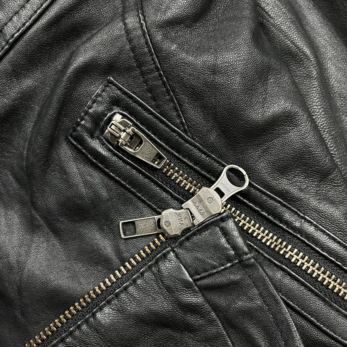 Isamu Katayama Backlash Jackrose bondage fur collar riders leather jacket vkei style Size US M / EU 48-50 / 2 - 10 Thumbnail