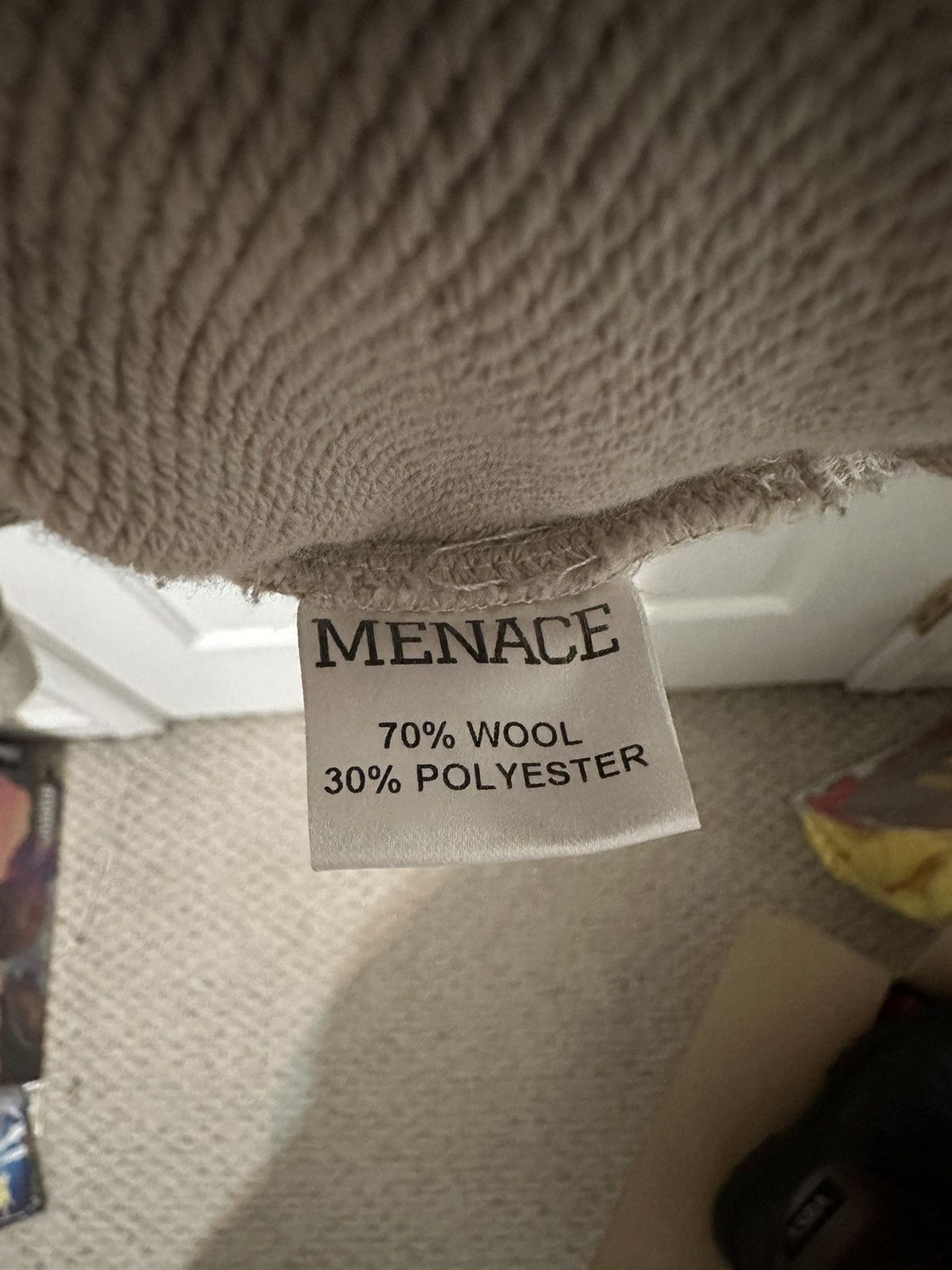 Menace Menace “Split Wool Plaid French Terry Hoodie” XL Size US XL / EU 56 / 4 - 11 Thumbnail