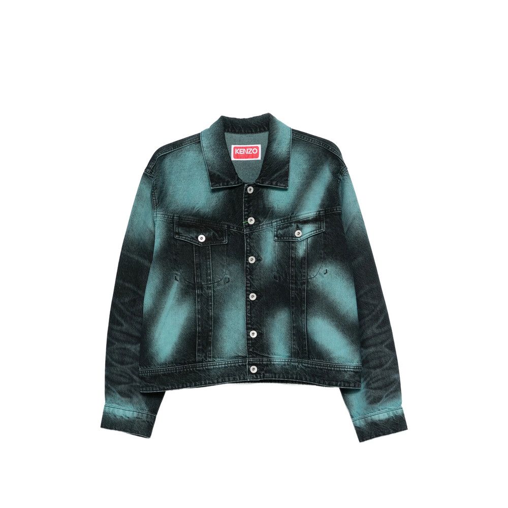 Kenzo Kenzo GREEN Jackets - Denim Jackets Size US M / EU 48-50 / 2 - 1 Thumbnail