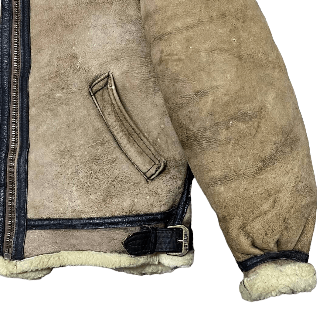 Avirex Vintage 80's Avirex B 3 Sheepskin Leather Jacket Shearling Size US M / EU 48-50 / 2 - 4 Thumbnail
