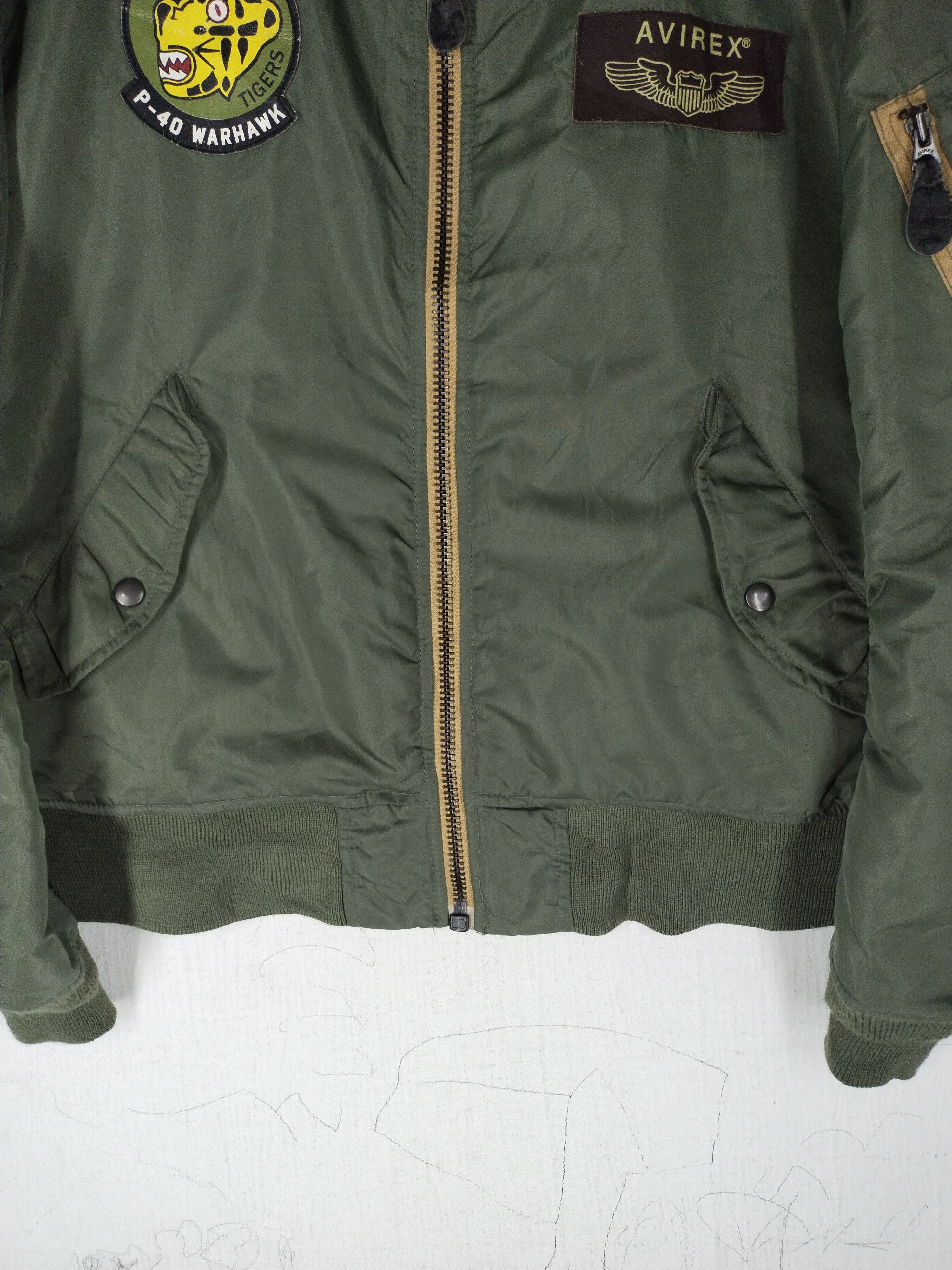 Avirex Avirex P-40 Warhawk Aleutian Tigers Bomber Jacket Size US L / EU 52-54 / 3 - 2 Thumbnail