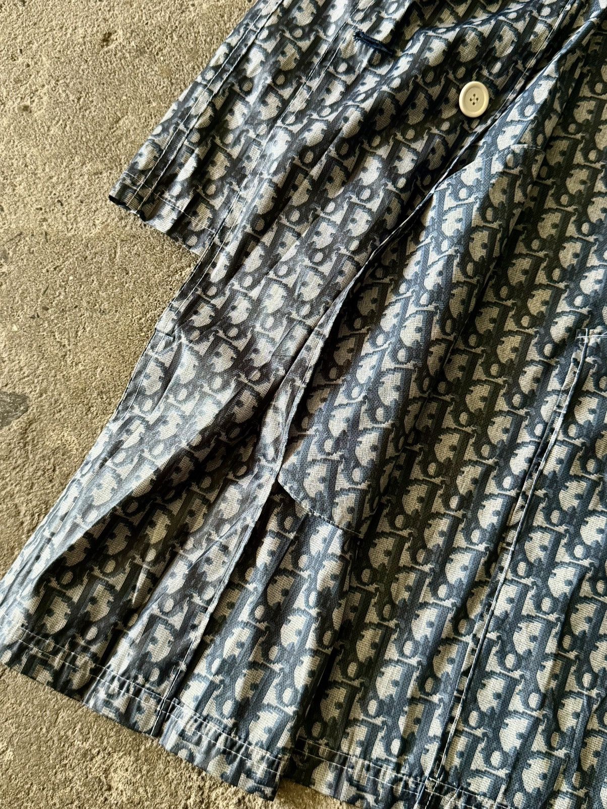 Dior × John Galliano Dior - John Galliano - SS2002 - Diorissimo Monogram Coat Size S / US 4 / IT 40 - 17 Thumbnail