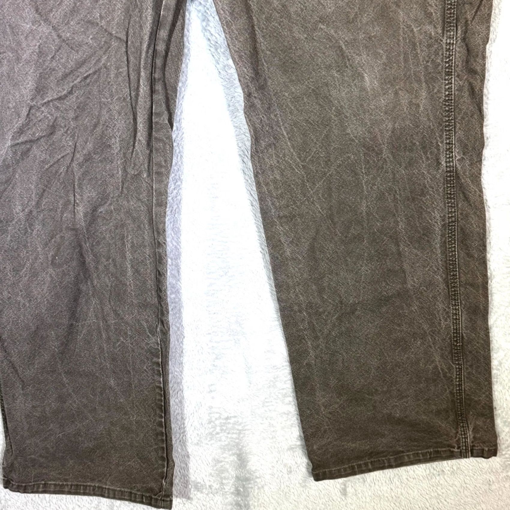 Dickies Dickies Carpenter Jeans 40 x 30 Gray Denim High-Rise Straight Leg Jeans Mens Size US 40 / EU 56 - 5 Thumbnail