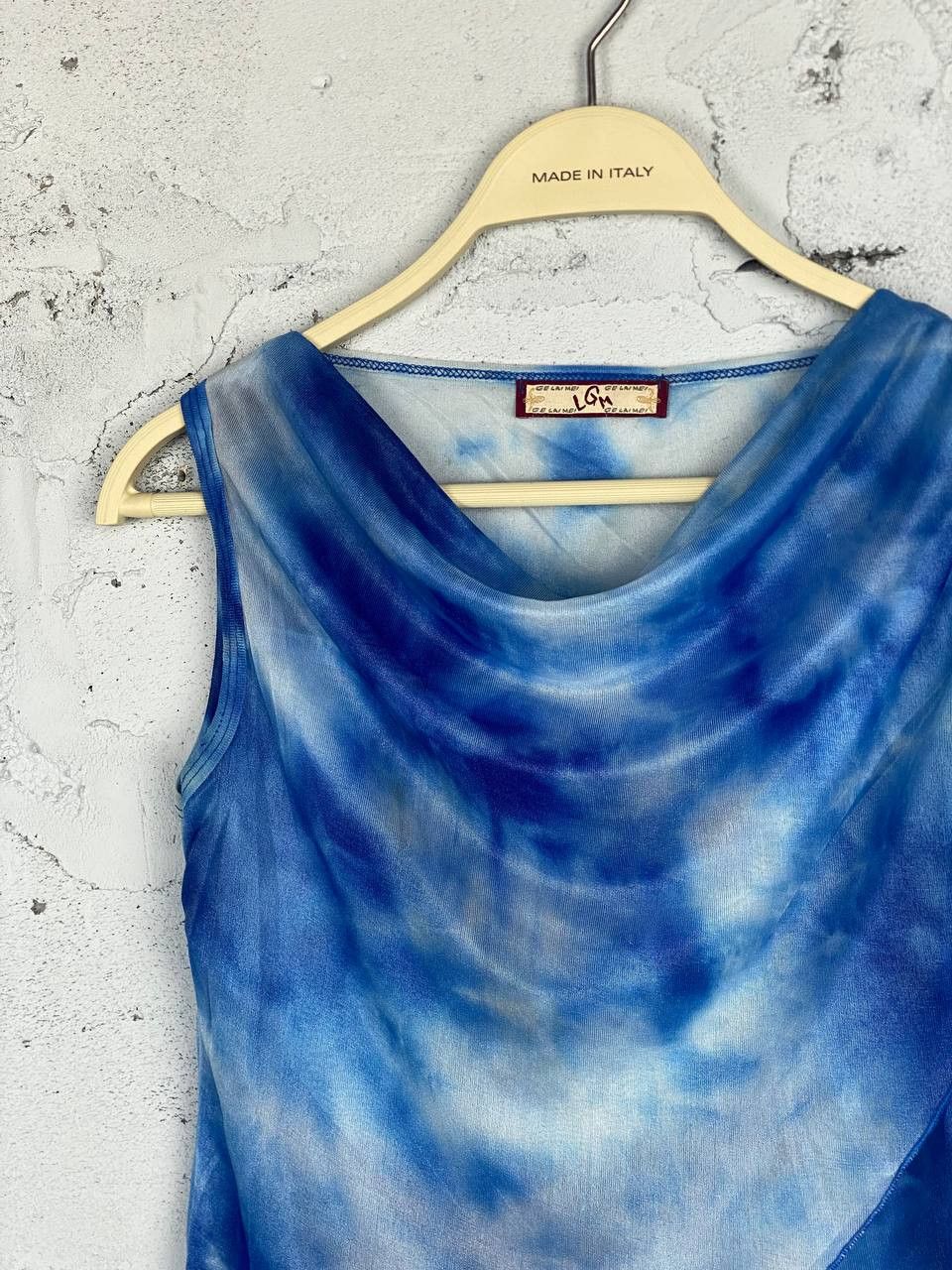 Cop Copine × Vintage Y2K Sky Print Vintage Face Style Tank Top Japan Size S / US 4 / IT 40 - 3 Thumbnail