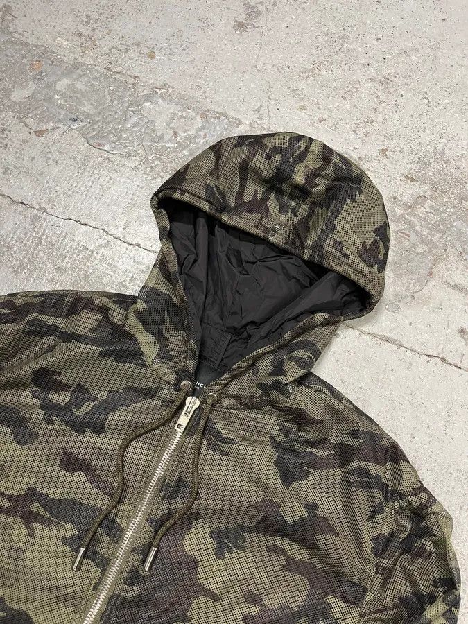 Givenchy SS2014 Givenchy Khaki Nylon Camouflage Hooded Jacket by Riccardo Tisci Size US M / EU 48-50 / 2 - 5 Thumbnail