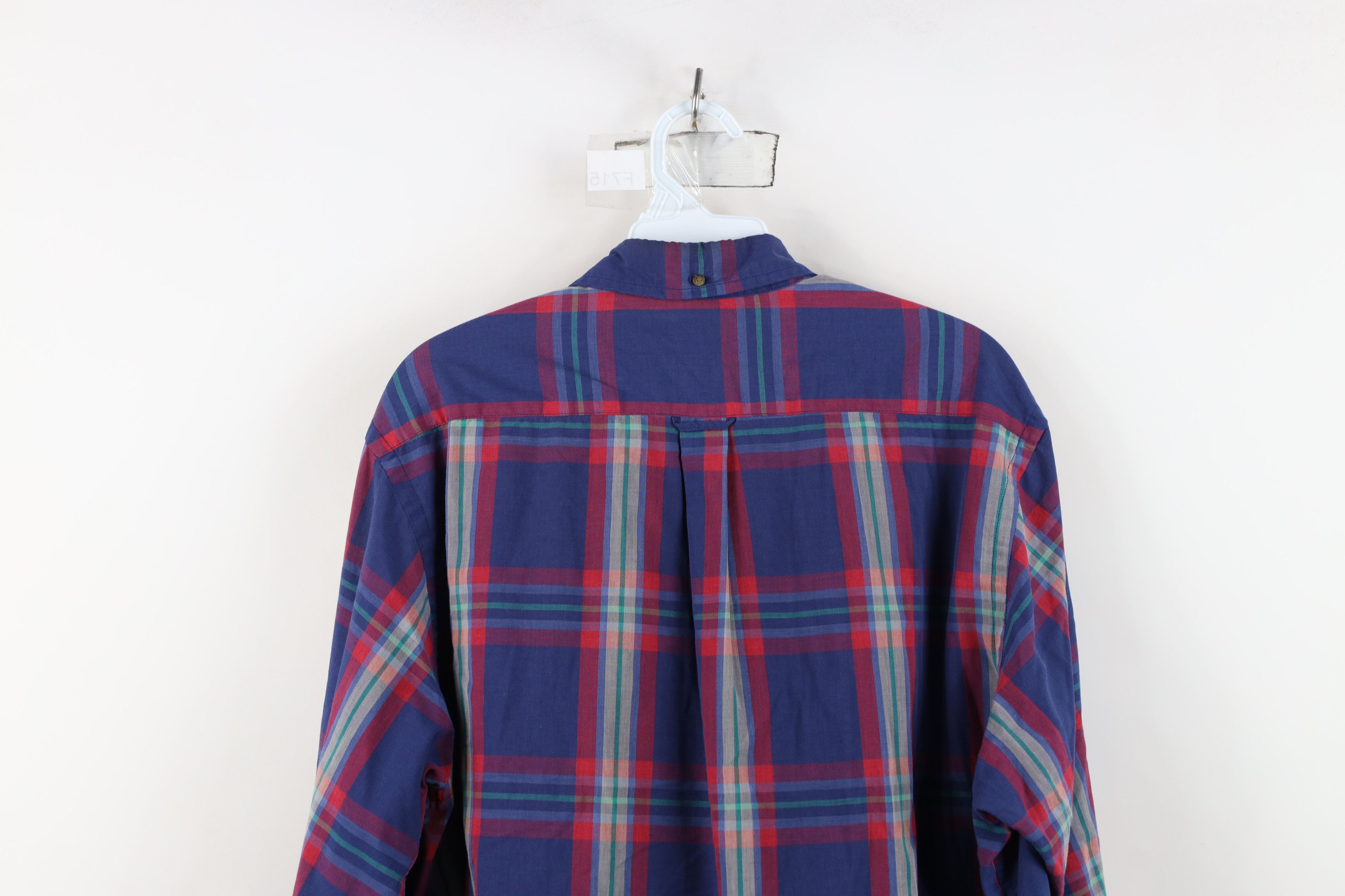 Vintage Vintage 90s Streetwear Plaid Collared Button Down Shirt Size US L / EU 52-54 / 3 - 13 Thumbnail