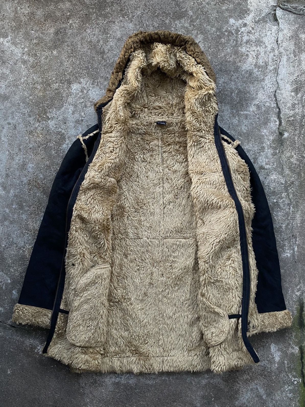 If Six Was Nine × Japanese Brand × Le Grande Bleu (L.G.B.) JAPANESE BRAND FLY BEANS FUR JACKET Size US L / EU 52-54 / 3 - 4 Thumbnail
